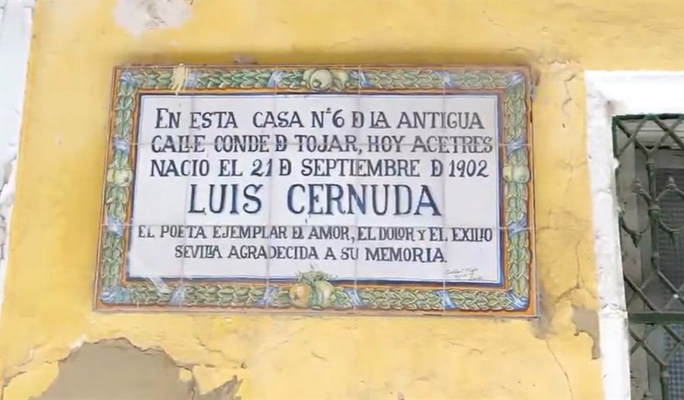 Imagen de la Casa de Luis Cernuda.