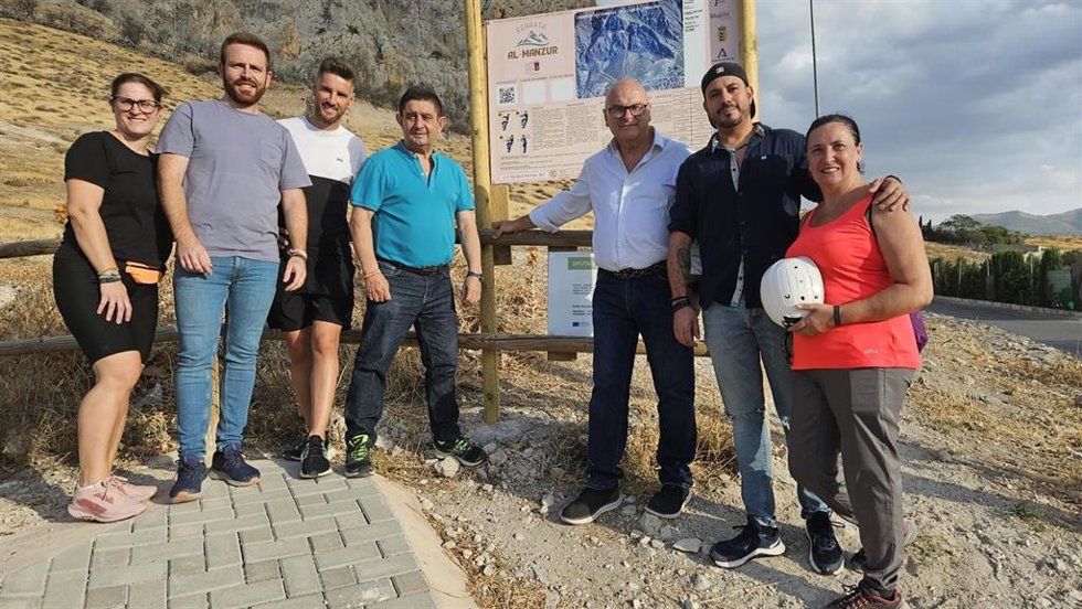 Inauguración de la vía ferrata de Bedmar (Jaén).