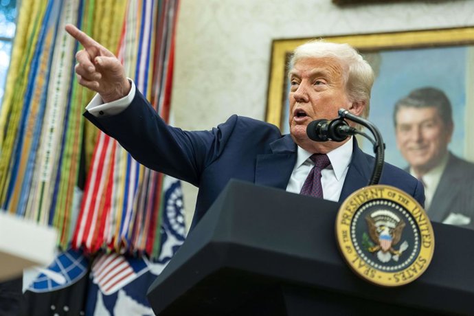 Archivo - Arquivo - Presidente dos EUA, Donald Trump