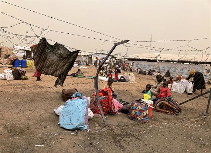 Archivo - Imagen de archivo de un campamento de refugiados sudaneses en Sudán del Sur