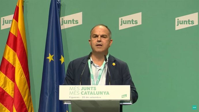 Turull durante su discurso