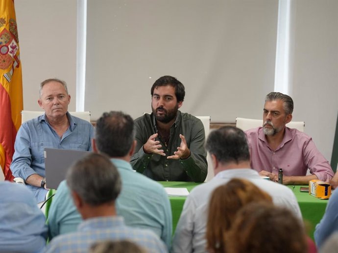 El presidente del Comité Ejecutivo Provincial de Vox Sevilla, Javier Navarro