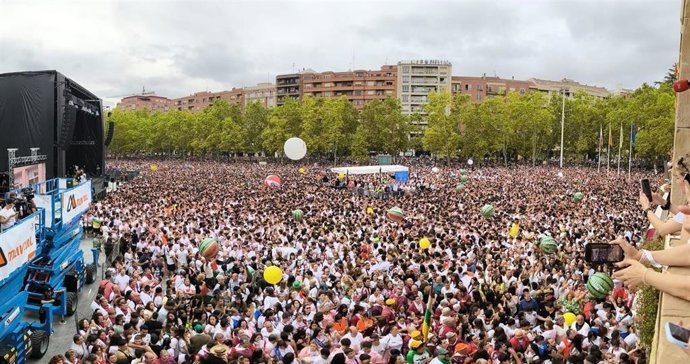 ¡Estalla La Fiesta En Logroño!. San Mateo 2025, Ya Está Aquí. Como Ha Indicado El Alcalde De La Ciudad: "Que Nos Oiga Todo El Mundo". Comienza "La Semana Más Bonita Del Año"