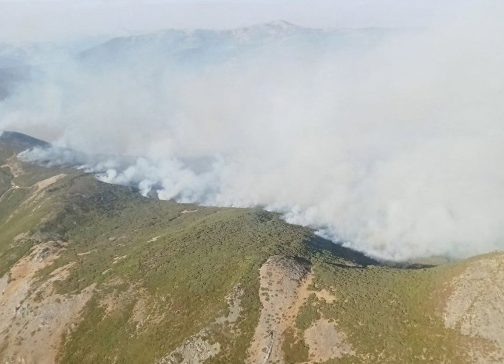 Declaran gravedad 1 en un incendio intencionado en Pendilla de Arbas (León)