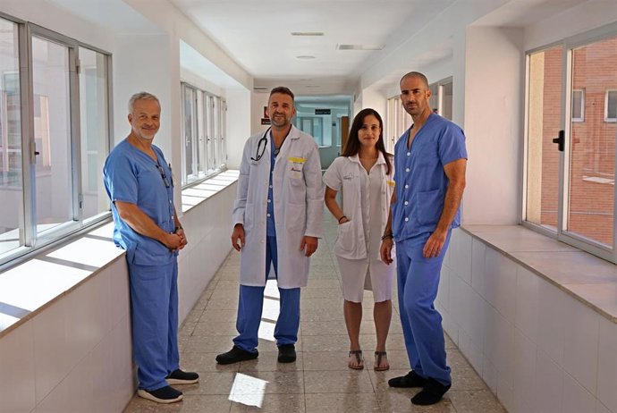 Profesionales del servicio de trasplantes del hospital Virgen de la Arrixaca.