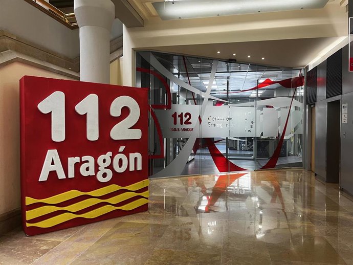 Archivo - 112 Aragón, en el Edificio Pignatelli de Zaragoza, sede del Gobierno de Aragón.