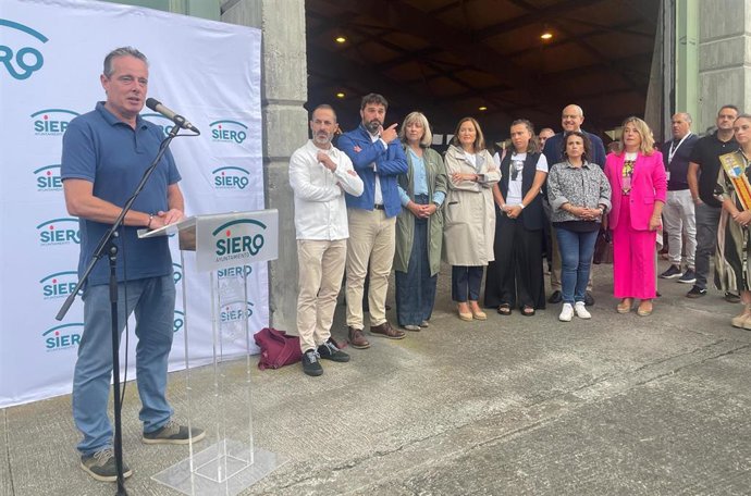 Marcelino Marcos Líndez durante su visita a Agrosiero