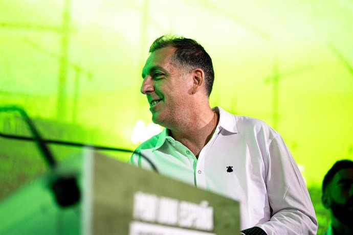 Archivo - El portavoz nacional de Inmigración, Asuntos de Interior y Seguridad de Vox, Samuel Vázquez, en una imagen de archivo.