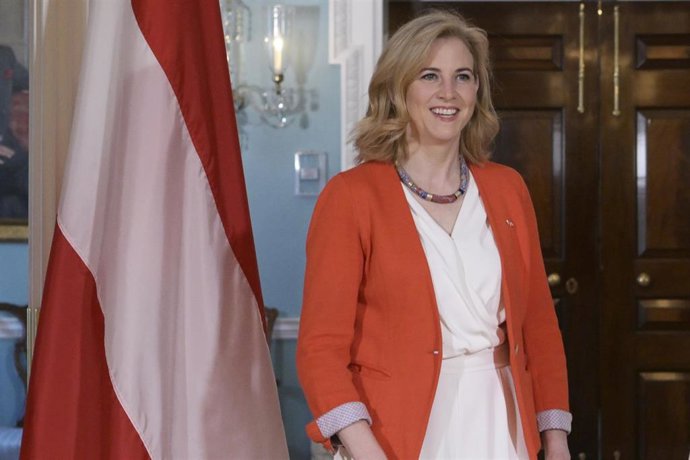 Archivo - La ministra de Asuntos Exteriores de Austria, Beate Meinl-Reisinger (archivo)