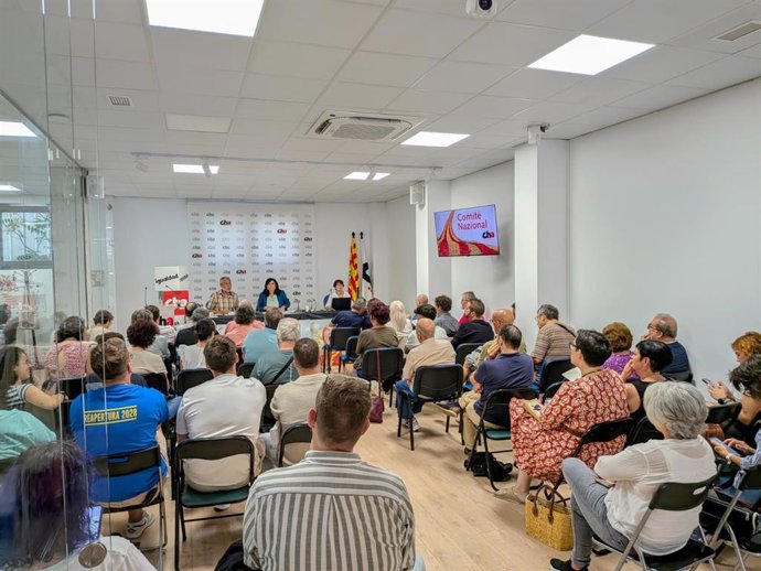 Reunión del Comité Nazional de CHA celebrada este sábado en Zaragoza