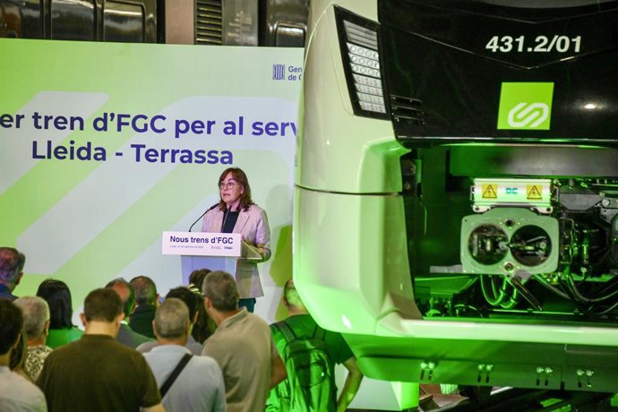 La consellera de Territori, Habitatge i Transició Ecològica, Sílvia Paneque, durant l'acte de presentació