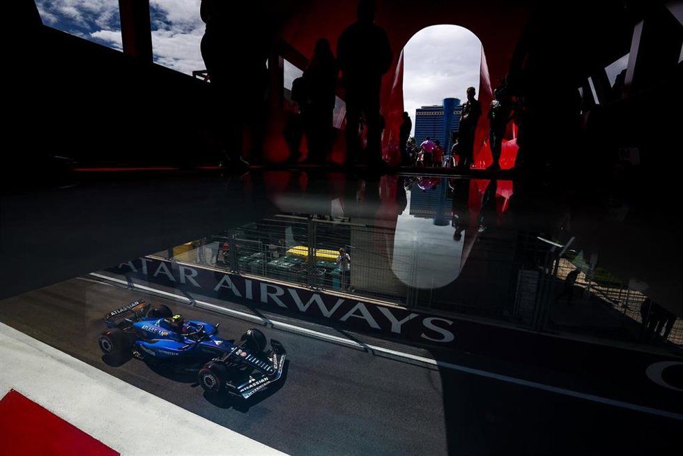 Carlos Sainz en Bakú