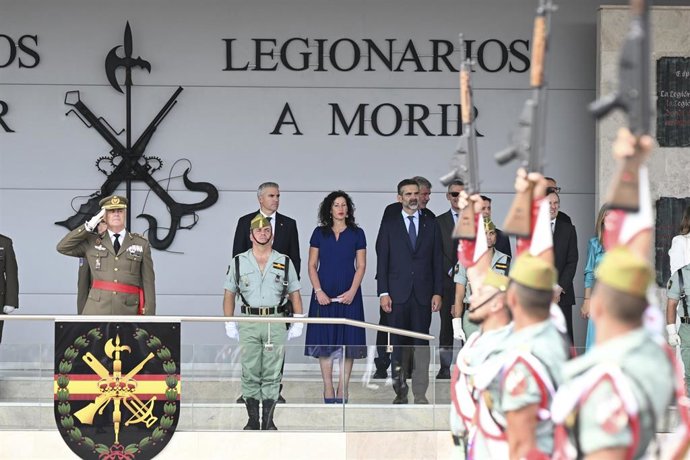 Actos del 105 aniversario fundacional de La Legión en Almería, este sábado