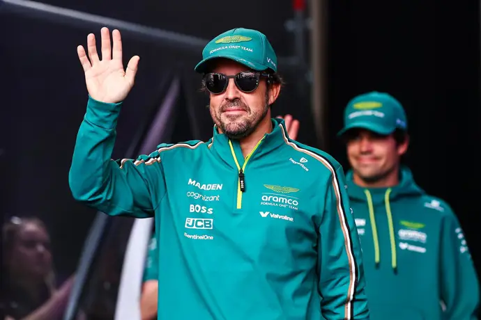 Fernando Alonso en Bakú