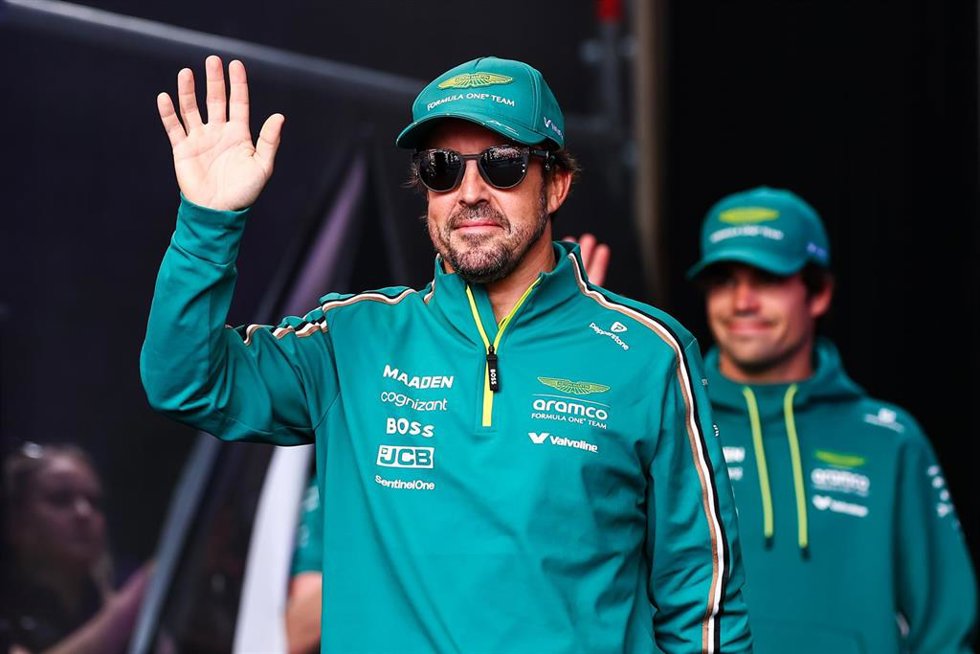 Fernando Alonso en Bakú