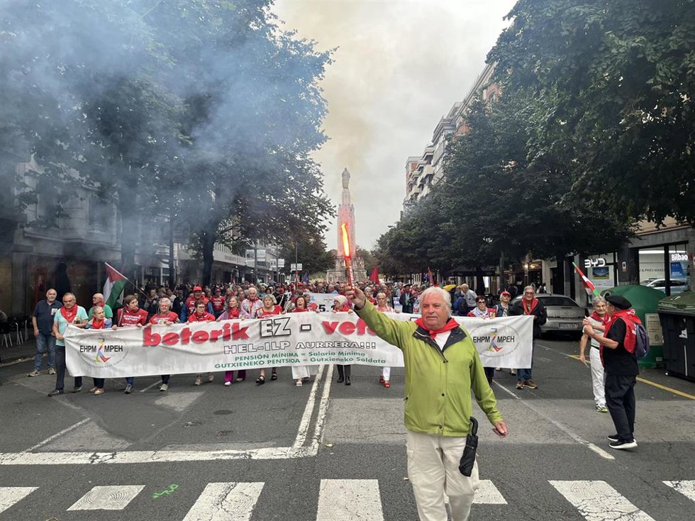 Manifestación del MPEH en Bilbao