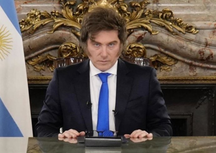 El presidente de Argentina, Javier Milei