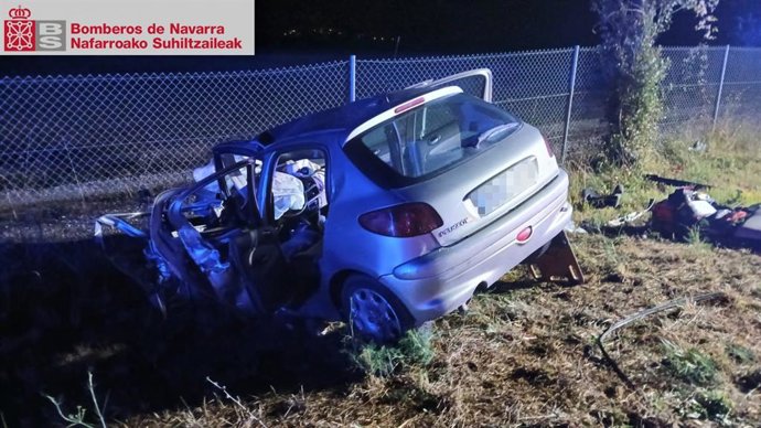 Imagen del turismo implicado en el accidente.