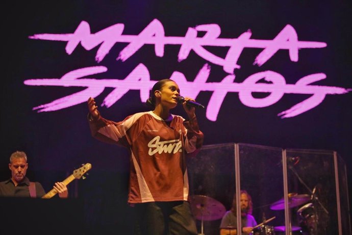 Marta Santos en su concierto en Toledo