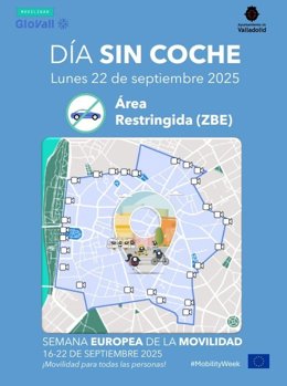Valladolid impulsa este lunes el 'Día Sin Coche 2025' con una jornada de movilidad "sostenible, accesible e inclusiva"