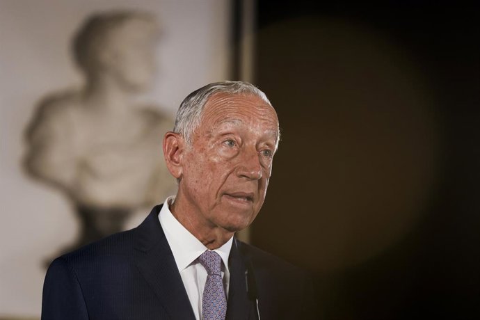 Archivo - El presidente de la República Portuguesa, Marcelo Rebelo de Sousa, ofrece una rueda de prensa de cara a las elecciones legislativas del 18M, en el Palacio de Belém, a 17 de mayo de 2025, en Lisboa (Portugal). El gobierno titular convocó un voto 