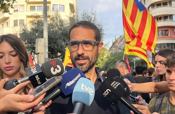 El secretario general de la CUP, Non Casadevall