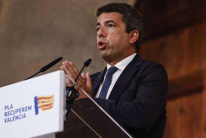 El president de la Generalitat, Carlos Mazón, en imagen de archivo