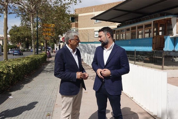 Josele Aguilar (i.) y Mariano Ruiz Araújo