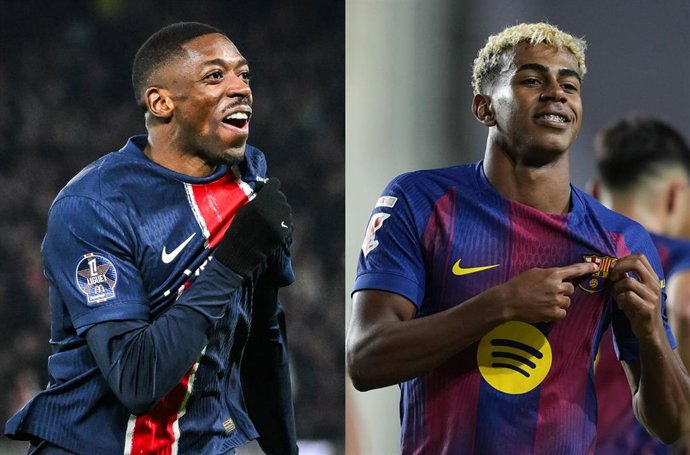Ousmane Dembélé y Lamine Yamal