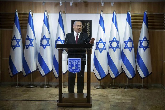 Archivo - Arquivo - Primeiro-ministro israelense Benjamin Netanyahu (arquivo)