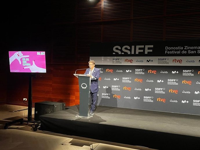 El director general del Instituto de la Cinematografía y de las Artes Audiovisuales (ICAA), Ignasi Camós, ha presentado el programa del Cine Español.