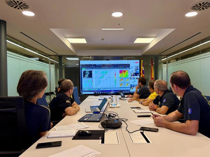 La Dirección General de Emergencias ha convocado el Comité Técnico Asesor para actualizar la previsión ante las lluvias y tormentas previstas en las próximas horas