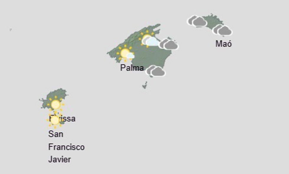 El tiempo hoy, lunes 22 de septiembre, en Baleares.