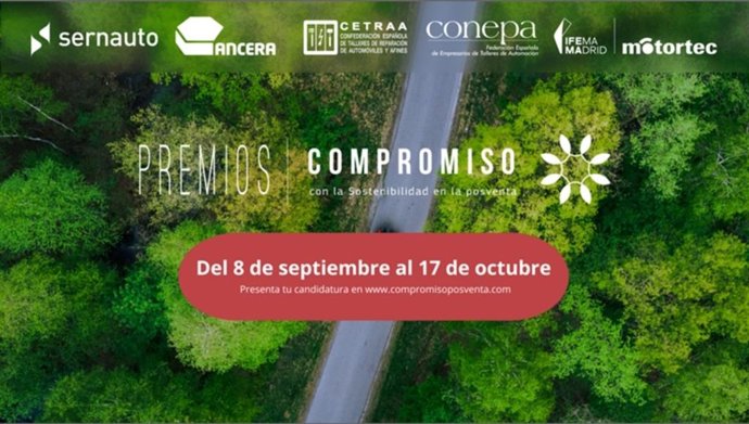 Motortec 2027 acogerá los Premios Compromiso con la Sostenibilidad en la Posventa.