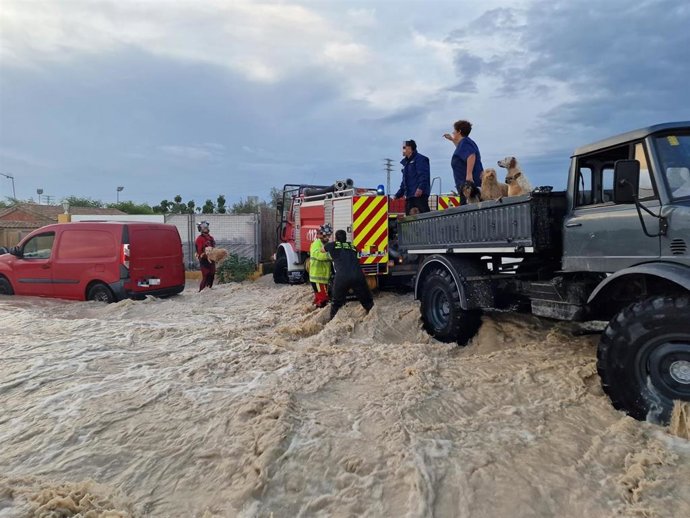 Archivo - Temporal de lluvia y tormentas que afecta a la Región