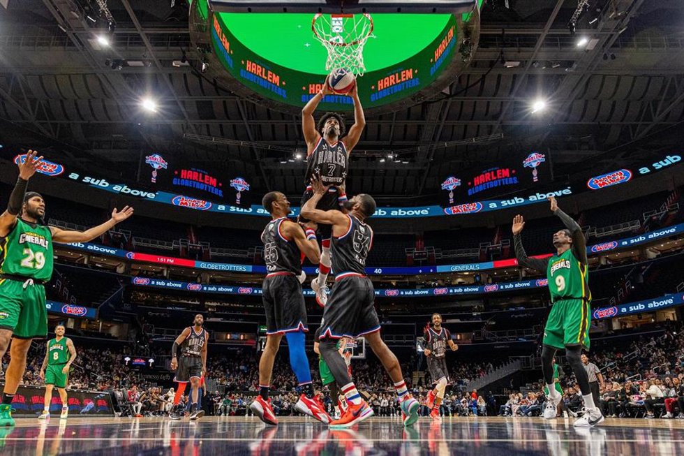 Archivo - El espectáculo de la gira 2025 Harlem Globetrotters World Tour llega a Valencia el 24 de mayo.