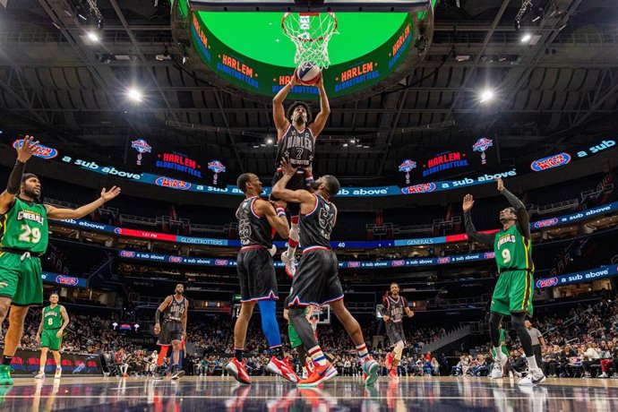 Archivo - El espectáculo de la gira 2025 Harlem Globetrotters World Tour llega a Valencia el 24 de mayo