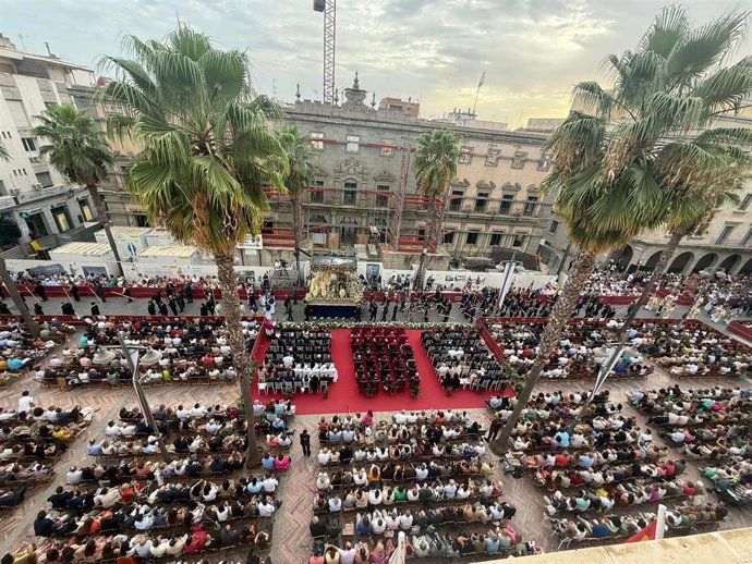 Procesión Magna Mariana en Huelva.