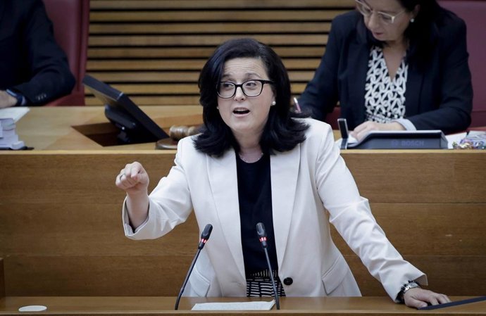 Archivo - Arxiu - La portaveu de Sanitat del GPP, Nieves Martínez