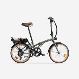 Imagen de la bicicleta eléctrica E-Fold 500 de Decathlon