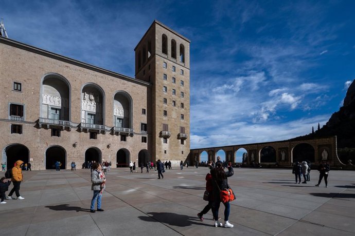 Archivo - Imatge d'arxiu del monestir de Montserrat