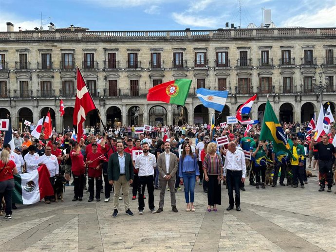 Presentación del campeonato mundial celebrado este pasado fin de semana en la capital alavesa