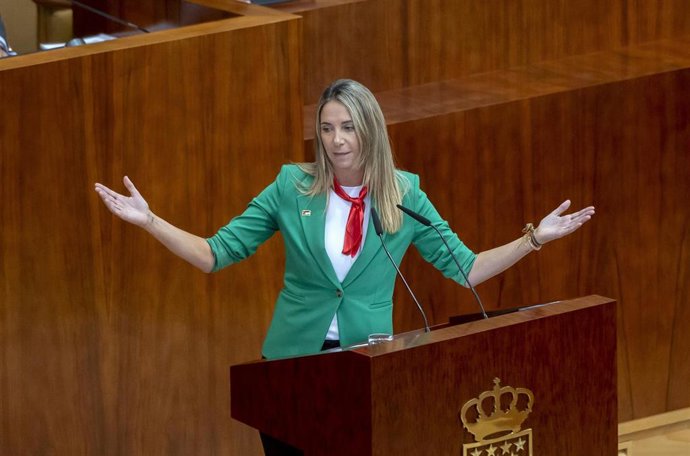 La portavoz del PSOE en la Asamblea, Mar Espinar.