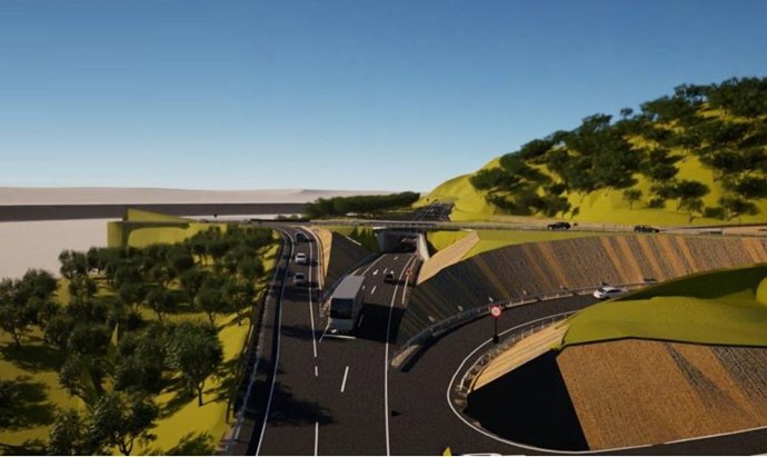 Recreación del futuro enlace.