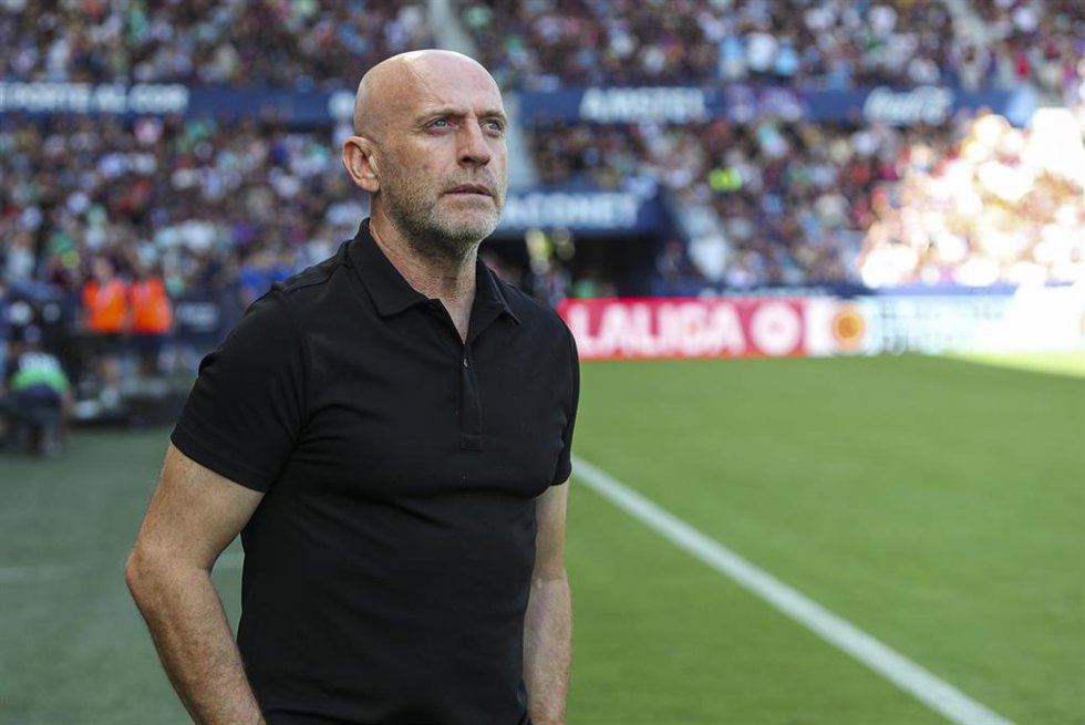 El entrenador del Levante UD, Julián Calero.