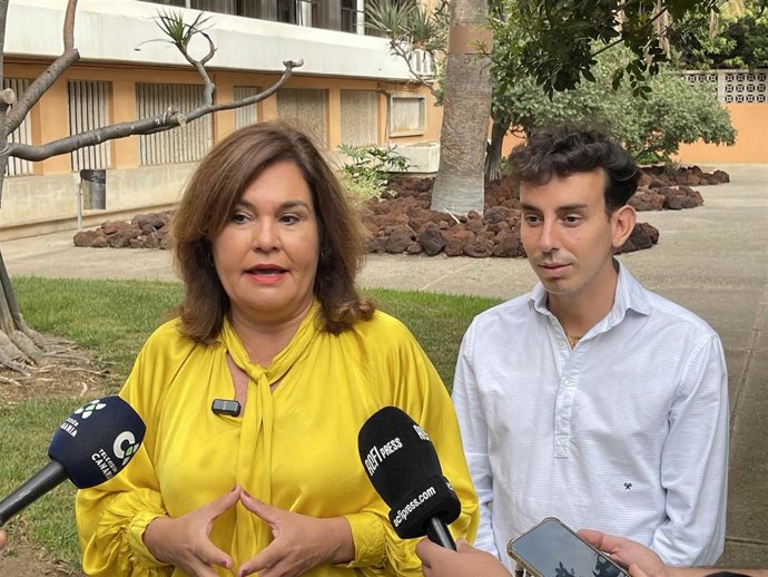 La portavoz del PP en el Ayuntamiento de Las Palmas de Gran Canaria, Jimena Delgado