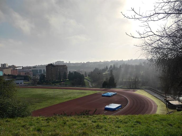 Archivo - Pistas de San Lázaro, en Oviedo, atletismo, deporte