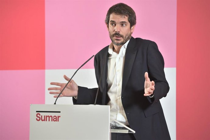 Archivo - El ministro de Cultura y portavoz de Sumar, Ernest Urtasun. Archivo.
