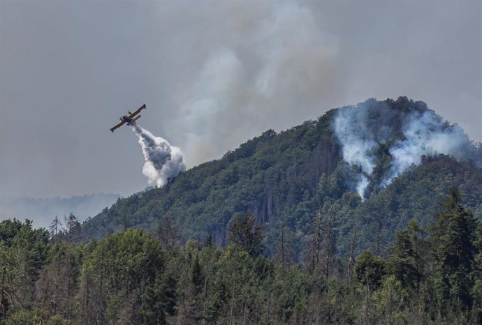 Archivo - Canadair en la República Checa en una foto de archivo.