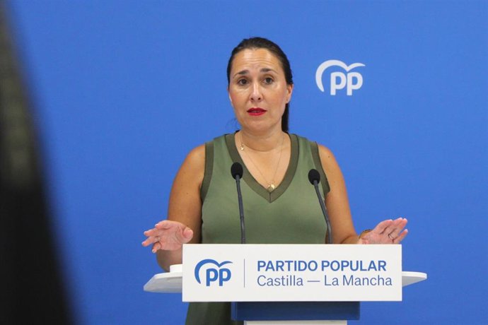 La portavoz del Partido Popular de Castilla-La Mancha, Alejandra Hernández.